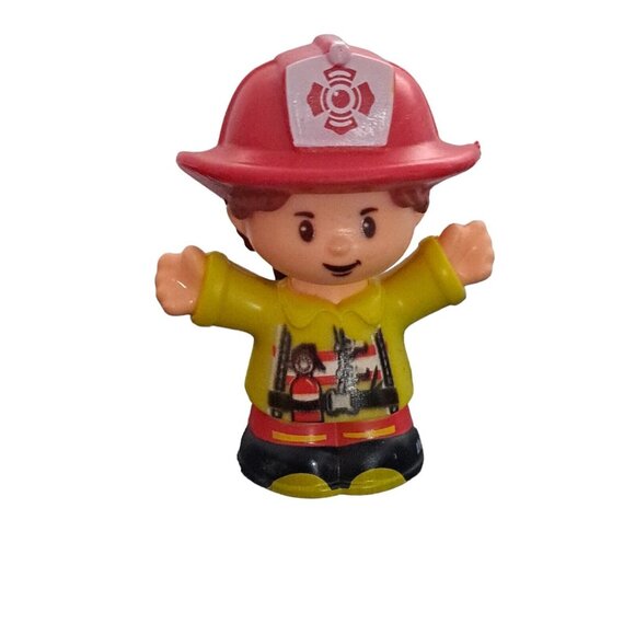 Replacement Part Little People Fire Truck Fisher Price Fire Girl Helping Others - Picture 1 of 8